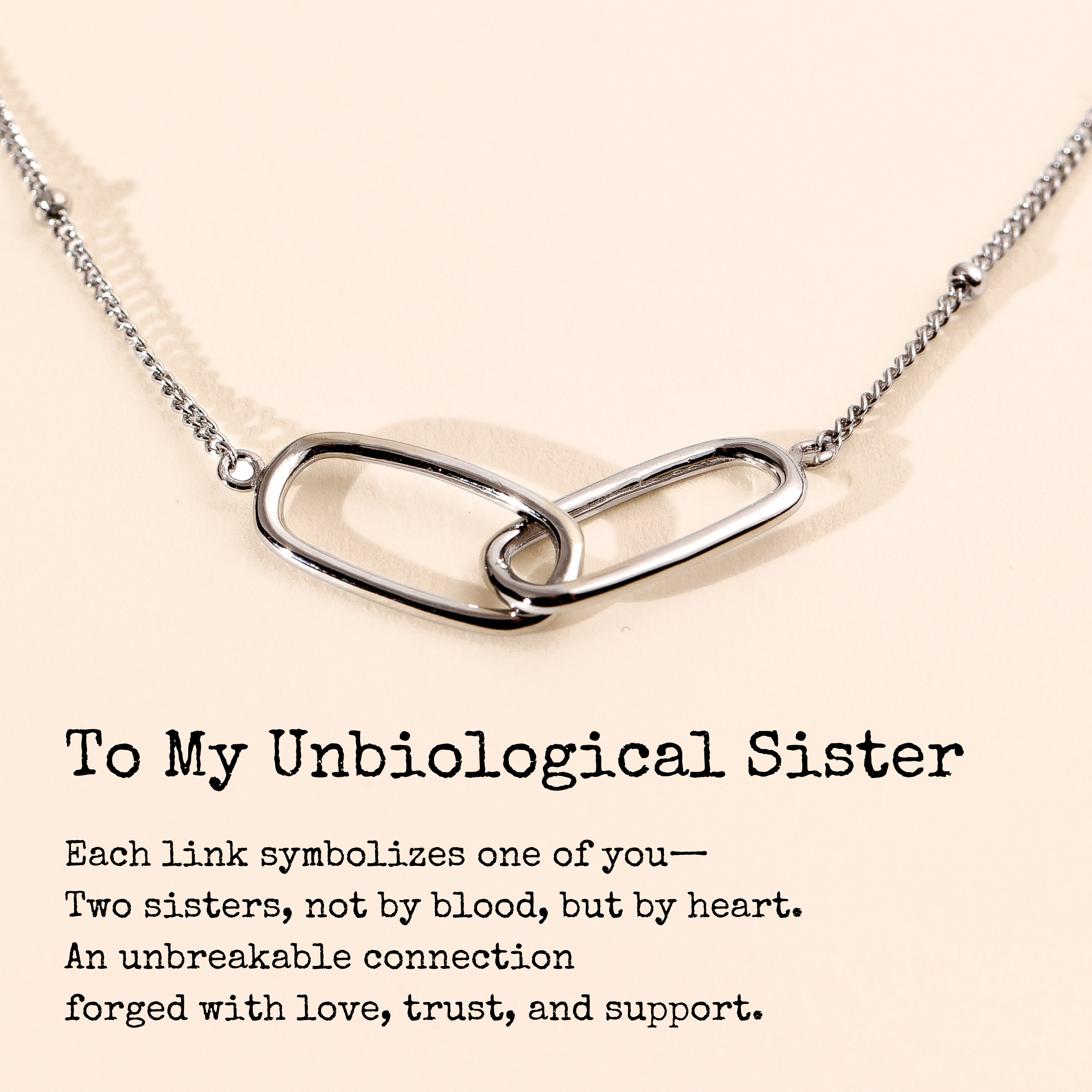 Linked For Life - Sterling Silver Necklace