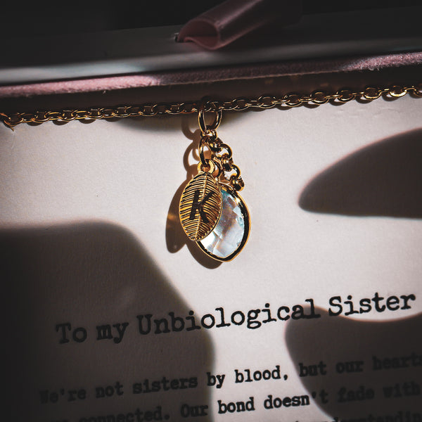 To My Unbiological Sister - Leaves Necklace