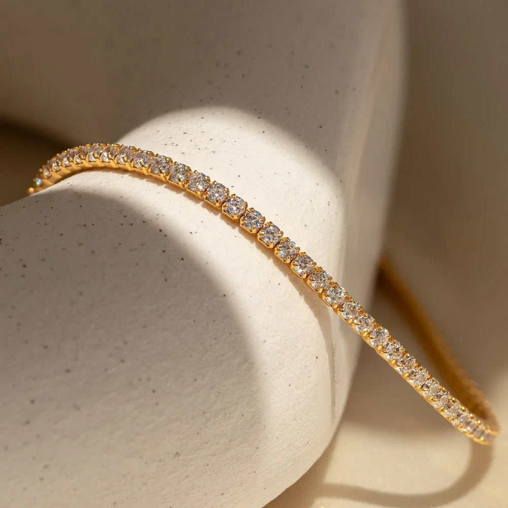 Sparkling Tennis Bracelet - Dainty