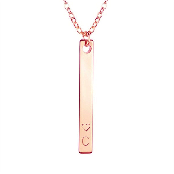 AC Initial Charm Necklace – accentculture